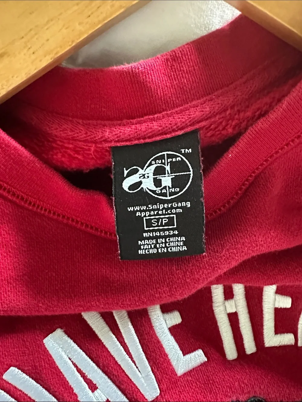 Men's Small Sniper Gang Crewneck